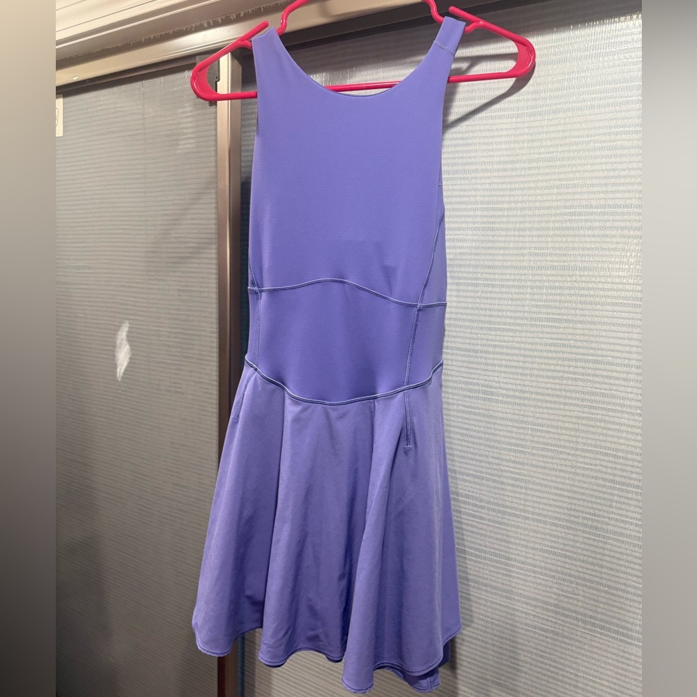 Lululemon Athletics purple athletic Dress with built in bra and shorts